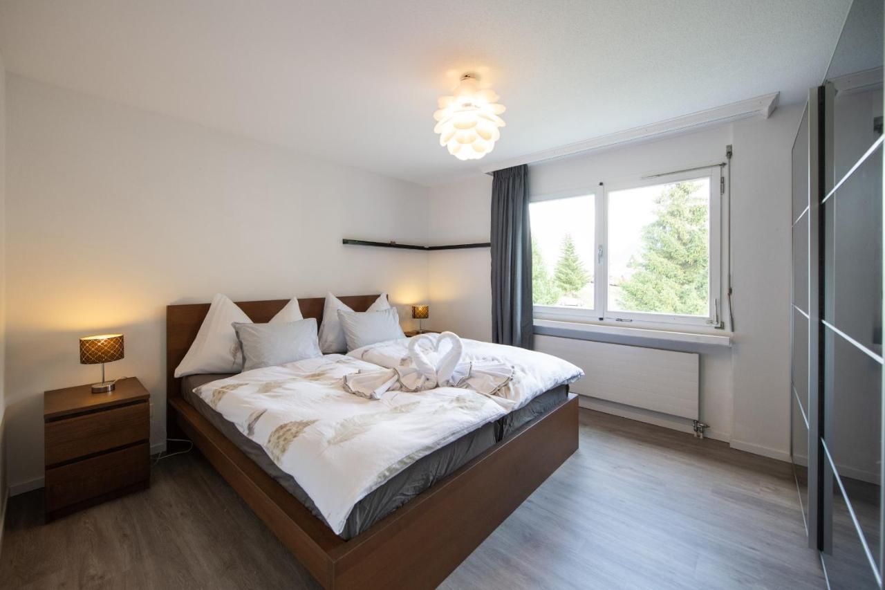 Agrimonia - Moebilierte Ferienwohnung Mit Balkon Davos Bagian luar foto